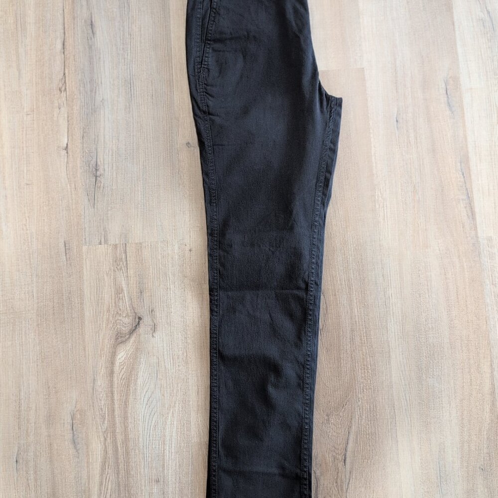 NWT George Slim Fit 30X32 Men's Casual Chinos Black Soot - Picture 6 of 6